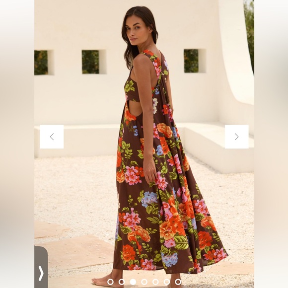 NWT Anthropologie The Piper Bandeau Maxi Dress Size Large - Picture 3 of 3